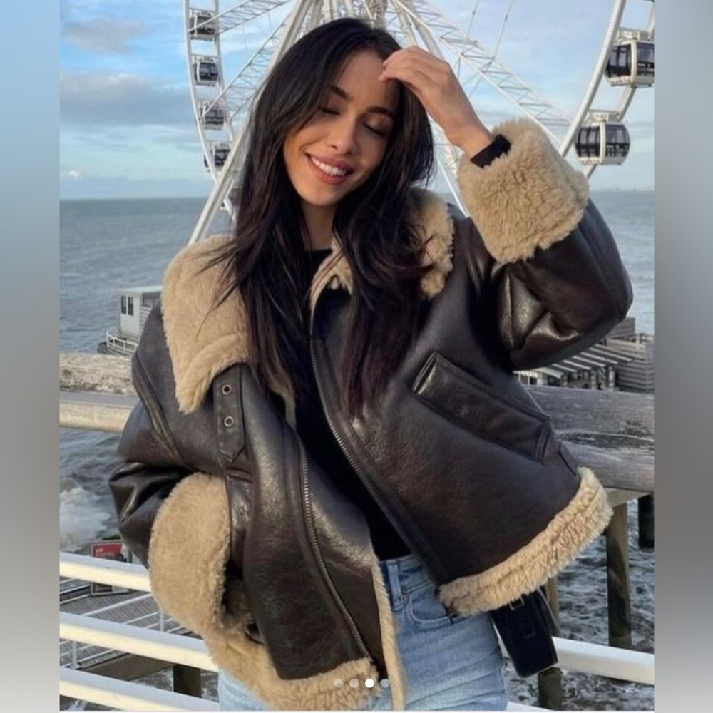 ZARA Fur Jacket